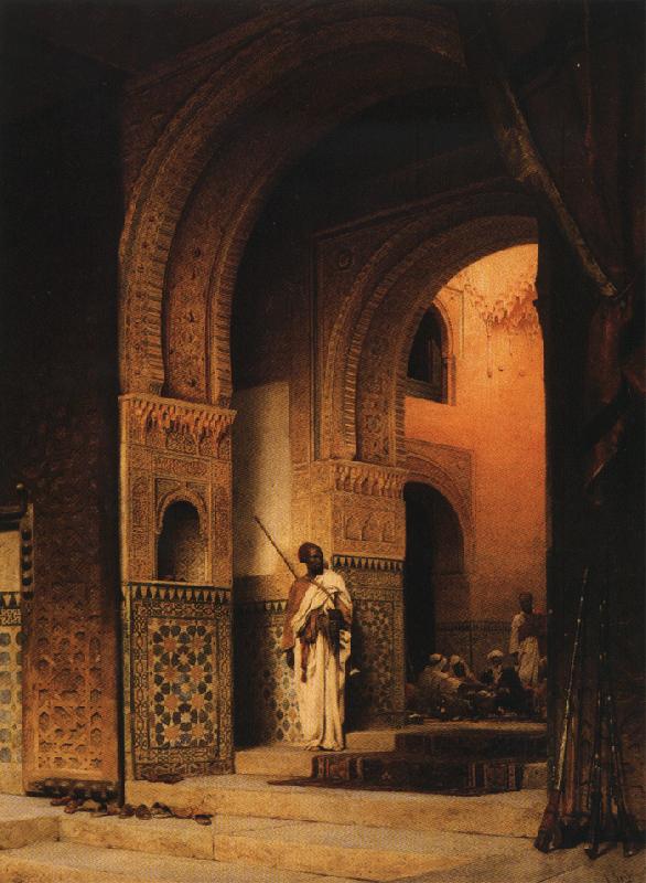 Adolf Steel The Night Guard. oil painting image
